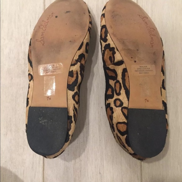 Sam Edelman 'Felicia' Leopard Flats 7.5 Worn Once! - Picture 5 of 8